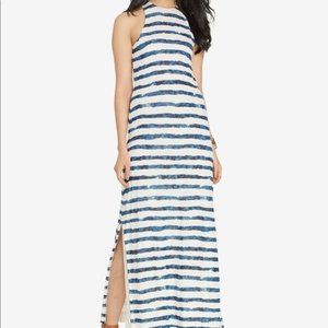 Ralph Lauren Linen Stripe Maxi Long Dress